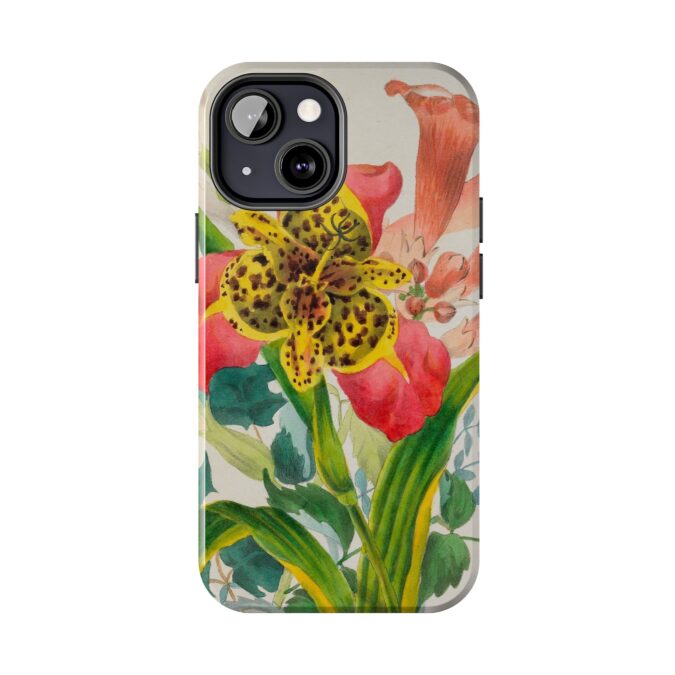 Peacock and Trumpet Flower Phone Case - Image 34