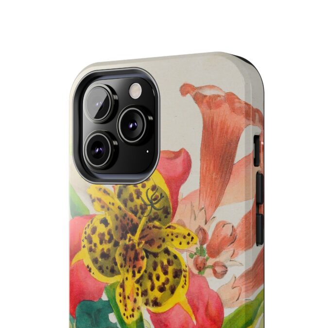 Peacock and Trumpet Flower Phone Case - Image 44