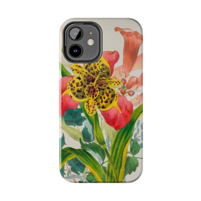 Peacock and Trumpet Flower Phone Case - Image 14