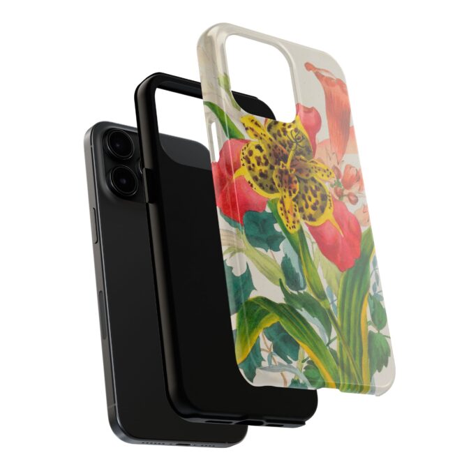 Peacock and Trumpet Flower Phone Case - Image 68