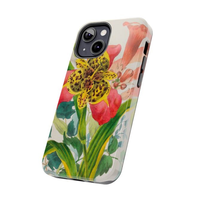 Peacock and Trumpet Flower Phone Case - Image 35