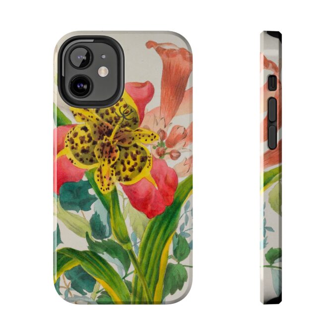 Peacock and Trumpet Flower Phone Case - Image 17