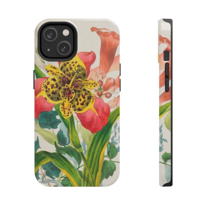 Peacock and Trumpet Flower Phone Case - Image 45