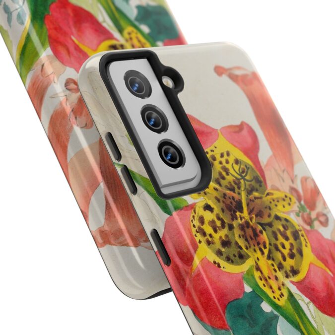 Peacock and Trumpet Flower Phone Case - Image 94