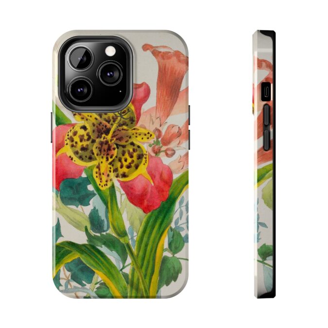 Peacock and Trumpet Flower Phone Case - Image 37