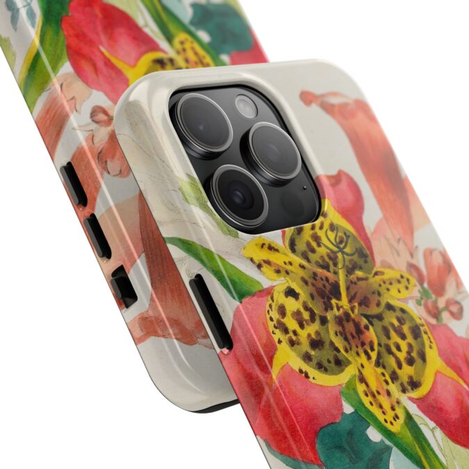 Peacock and Trumpet Flower Phone Case - Image 66
