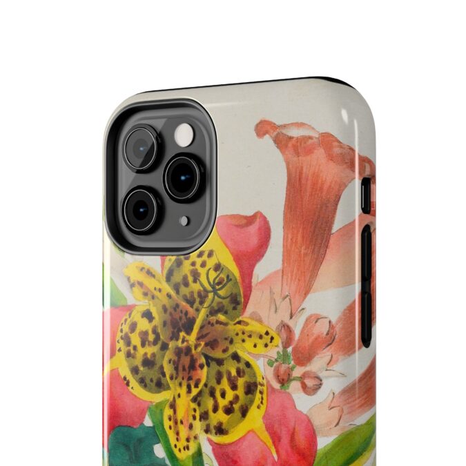 Peacock and Trumpet Flower Phone Case - Image 8