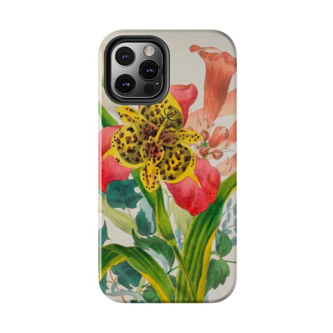 Peacock and Trumpet Flower Phone Case - Image 22