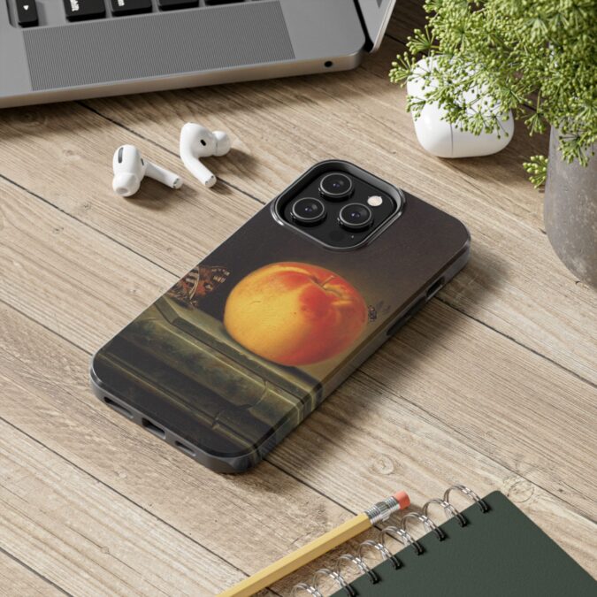 Peach & Butterfly Still Life Phone Case - Image 50