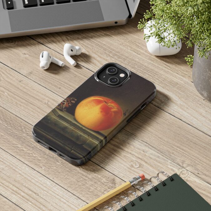 Peach & Butterfly Still Life Phone Case - Image 46