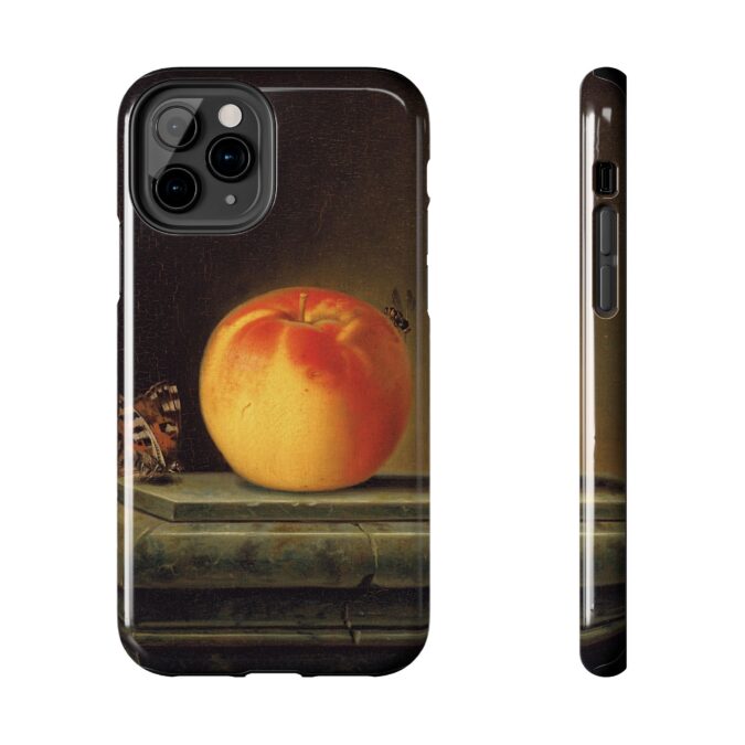 Peach & Butterfly Still Life Phone Case - Image 5