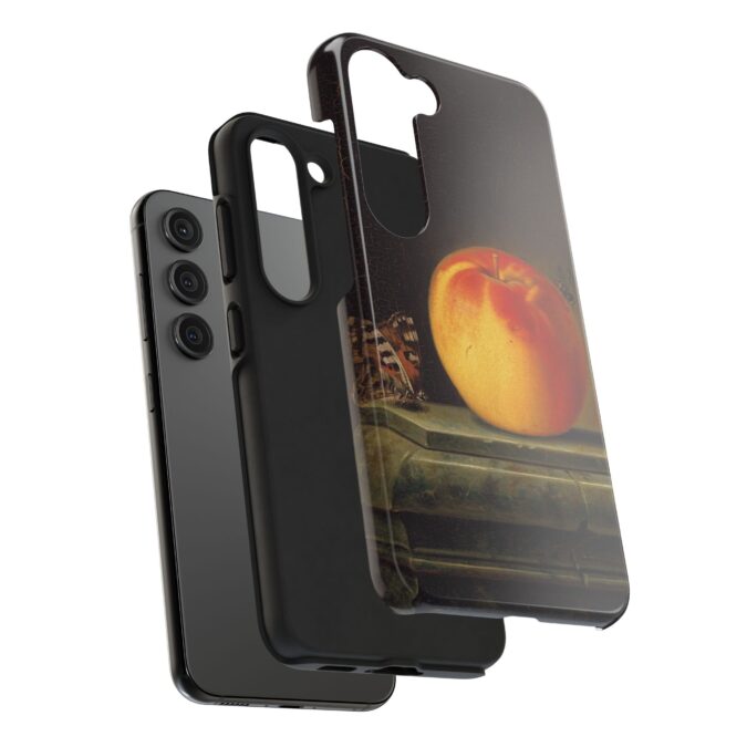 Peach & Butterfly Still Life Phone Case - Image 88