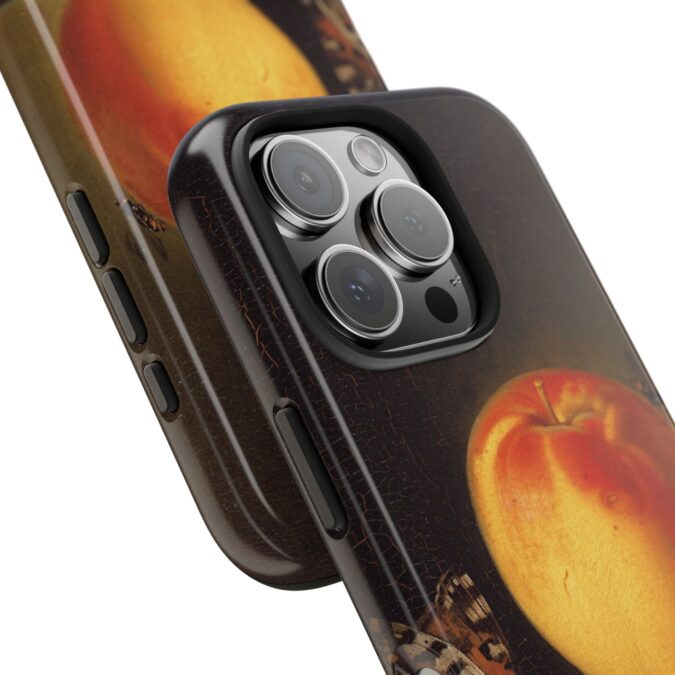 Peach & Butterfly Still Life Phone Case - Image 70
