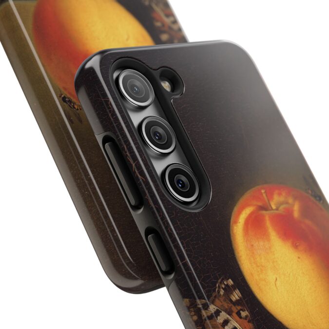 Peach & Butterfly Still Life Phone Case - Image 86