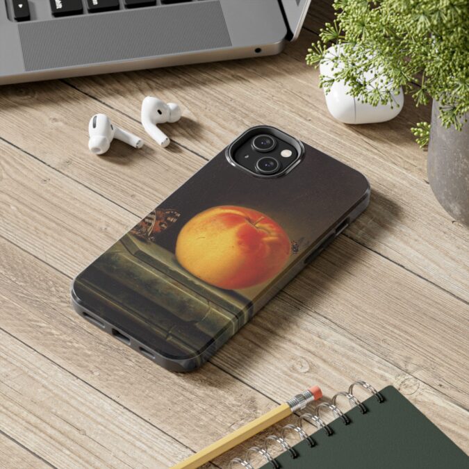 Peach & Butterfly Still Life Phone Case - Image 52