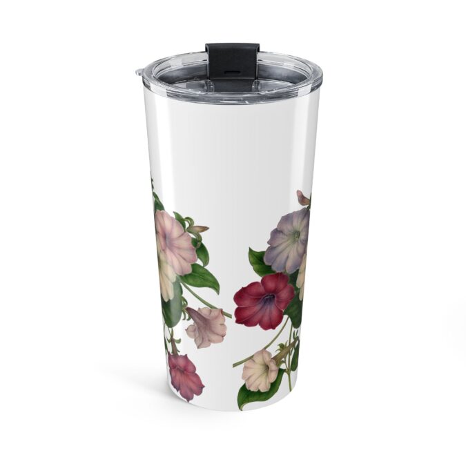 Petunia and Lilac Tumbler  - White - Image 2