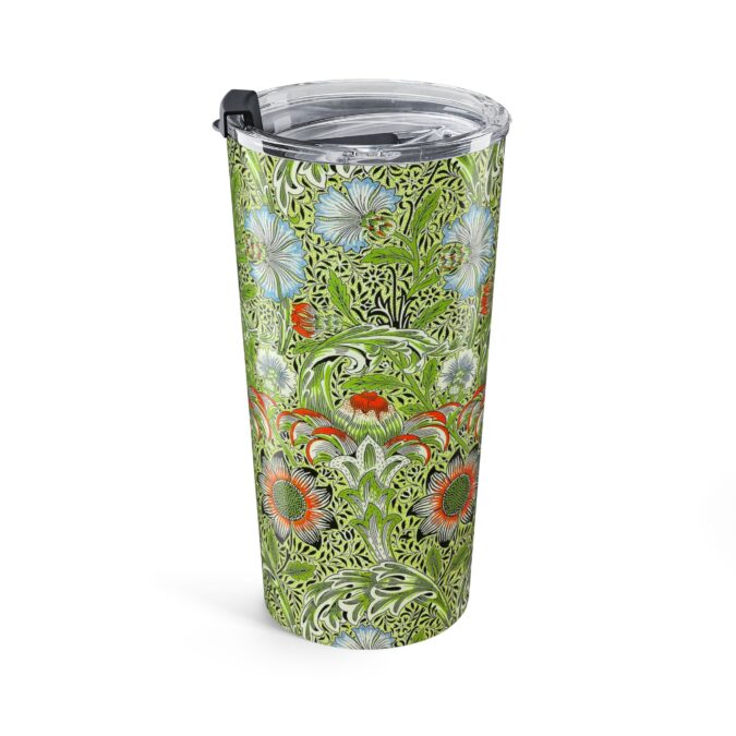 Patterned Floral Tumbler - Green - Image 4