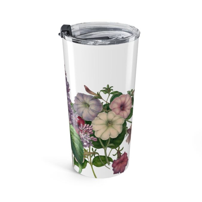 Petunia and Lilac Tumbler  - White - Image 4