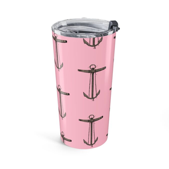 Anchor Tumbler  - Pale Pink - Image 3