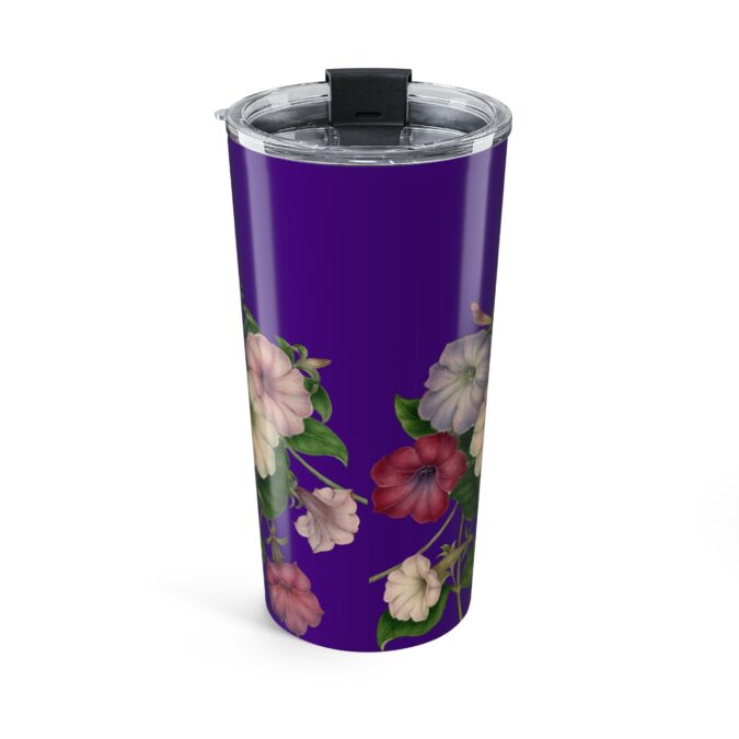 Petunia and Lilac Tumbler  - Indigo - Image 2