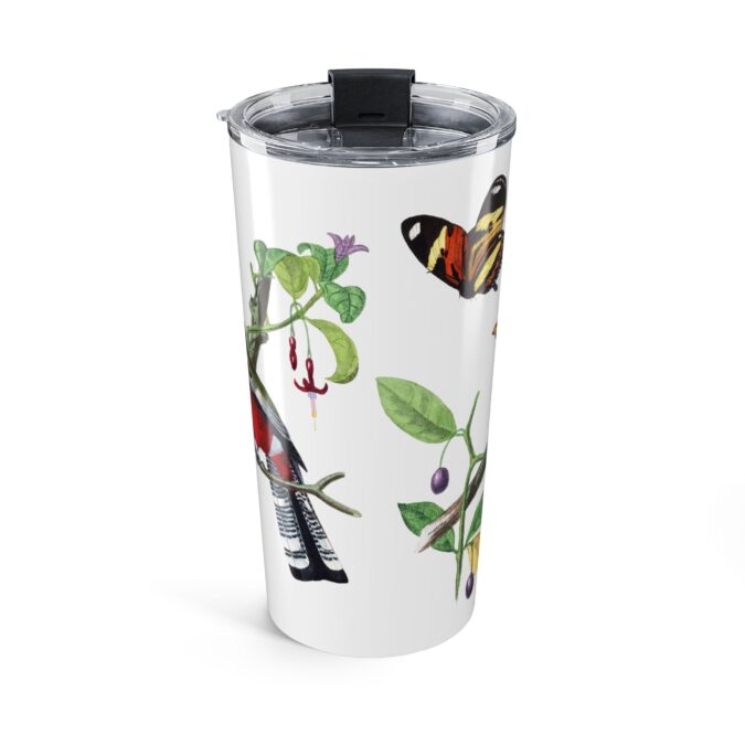 Crimson Rosella Tumbler - White - Image 2