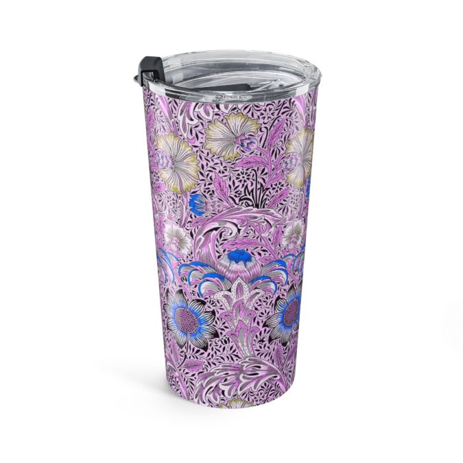Patterned Floral Tumbler - Pink - Image 4