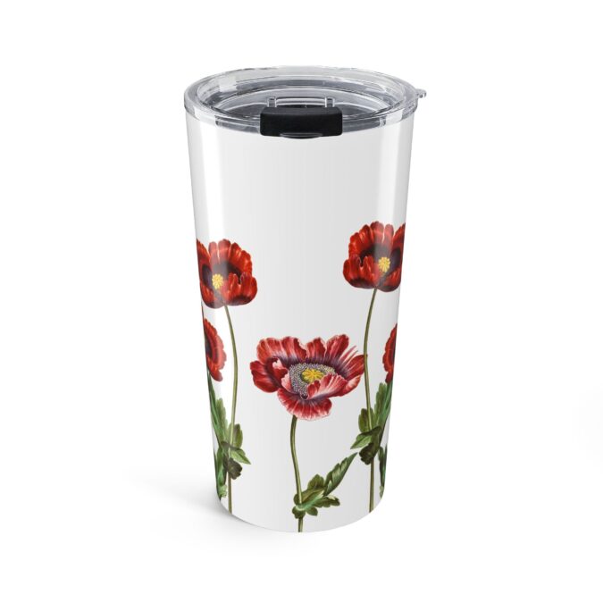 Poppy Tumbler  - White