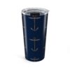 Anchor Tumbler  - Navy