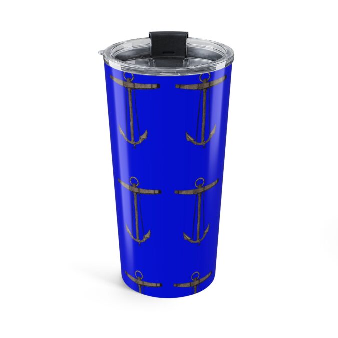 Anchor Tumbler  - Royal Blue - Image 2