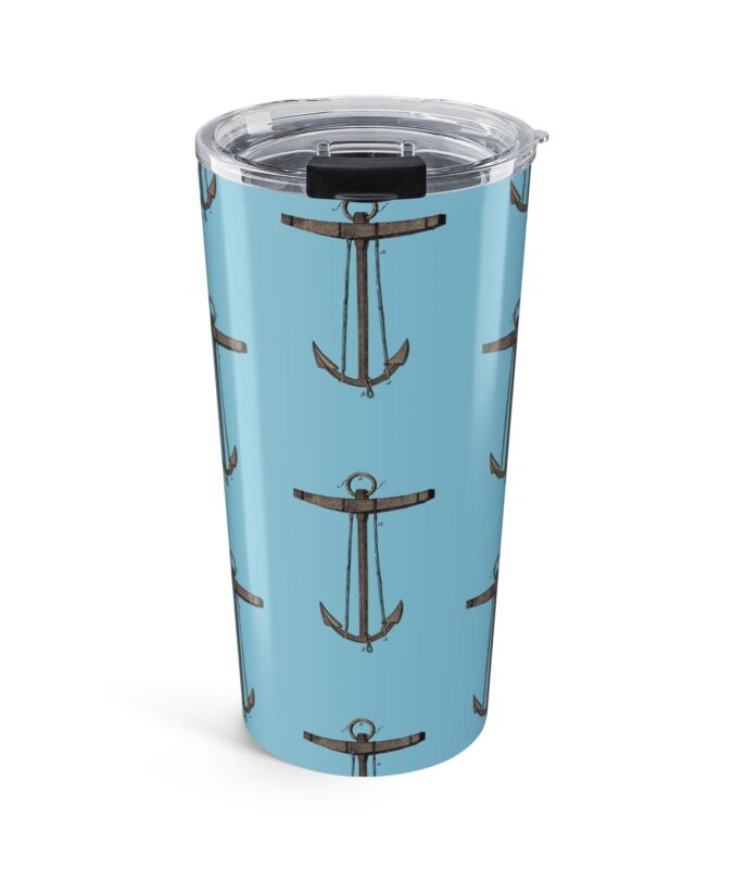 Anchor Tumbler  - Pale Blue