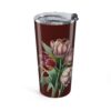 Purple Tulips Tumbler - Mulberry
