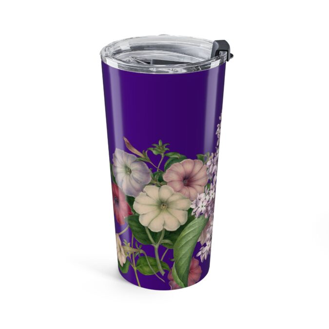 Petunia and Lilac Tumbler  - Indigo - Image 3
