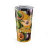 Plums Tumbler - Goldenrod