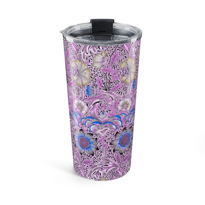 Patterned Floral Tumbler - Pink - Image 2