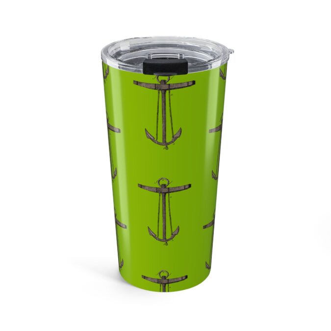 Anchor Tumbler  - Lime Green