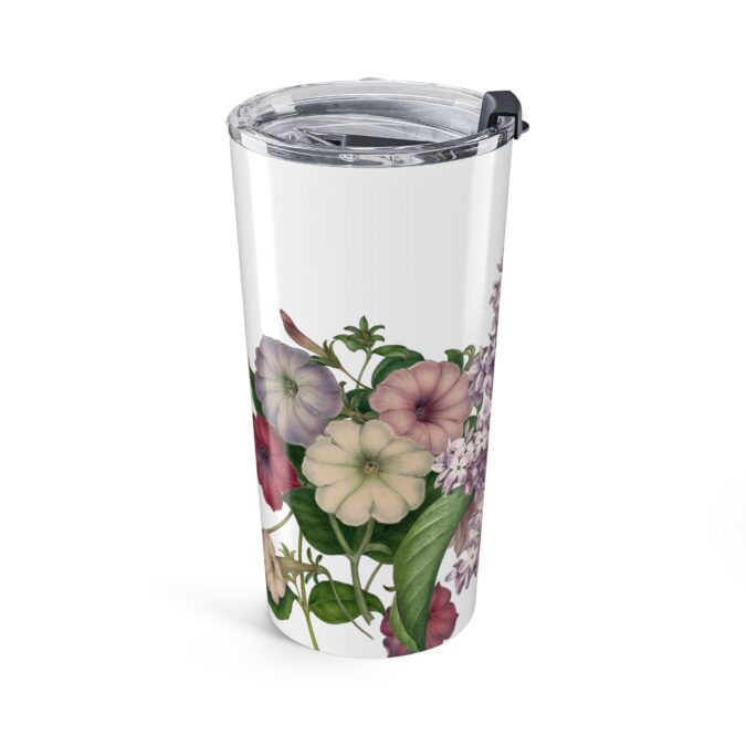 Petunia and Lilac Tumbler  - White - Image 3