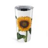 Sunflower Tumbler - White