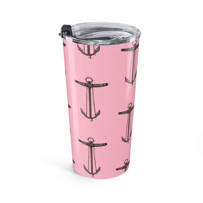 Anchor Tumbler  - Pale Pink - Image 4