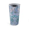Patterned Floral Tumbler - Blue