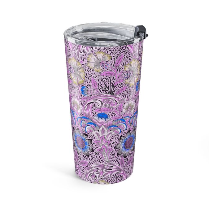 Patterned Floral Tumbler - Pink - Image 3