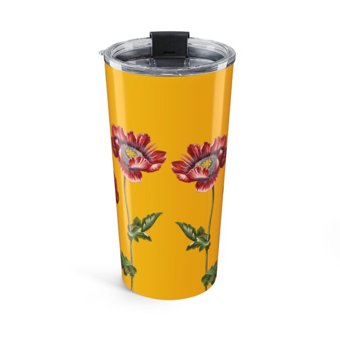 Poppy Tumbler  - Yellow - Image 2