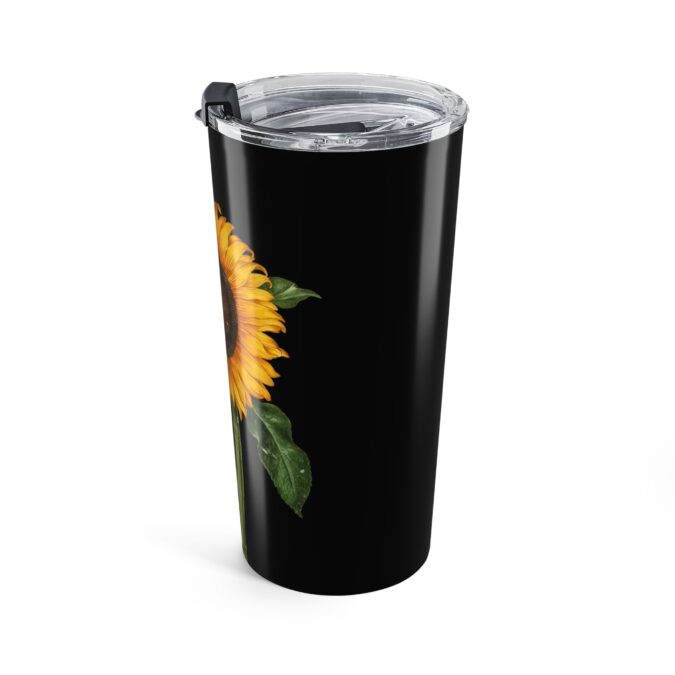 Sunflower Tumbler - Black - Image 4