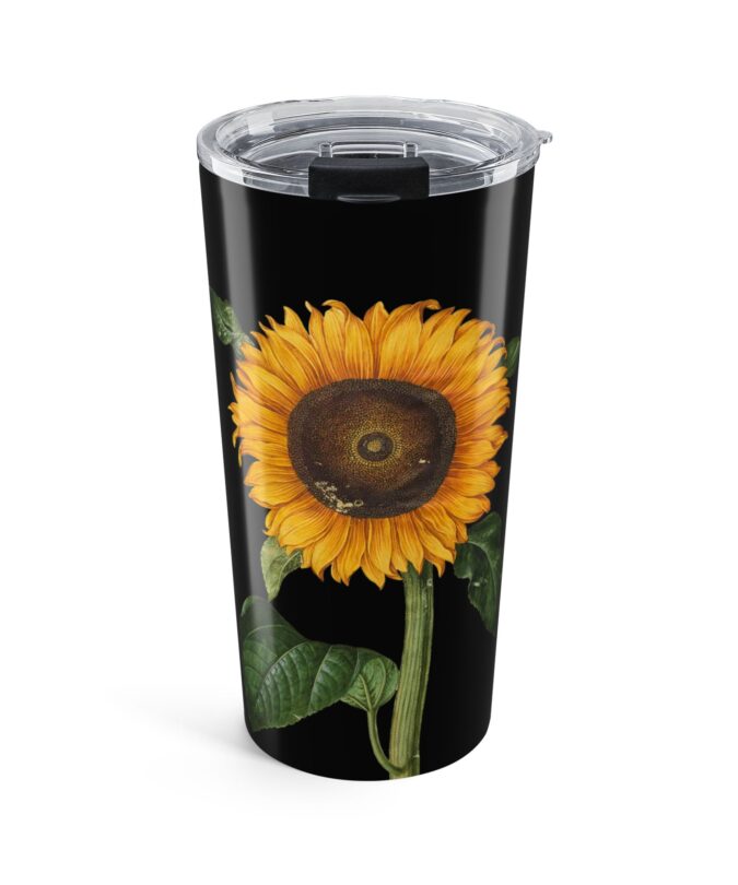 Sunflower Tumbler - Black