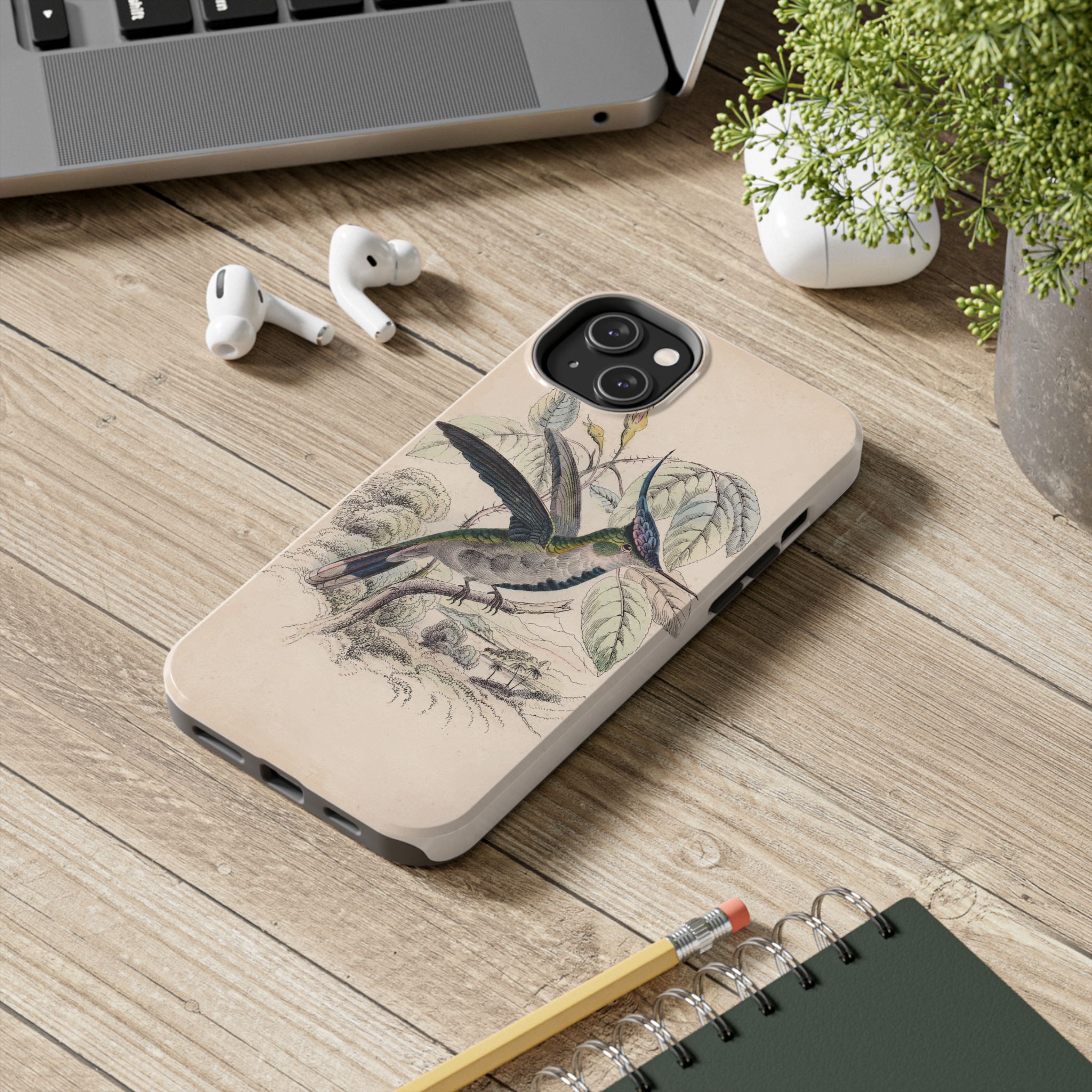 Loddiges Hummingbird Phone Case - Image 52