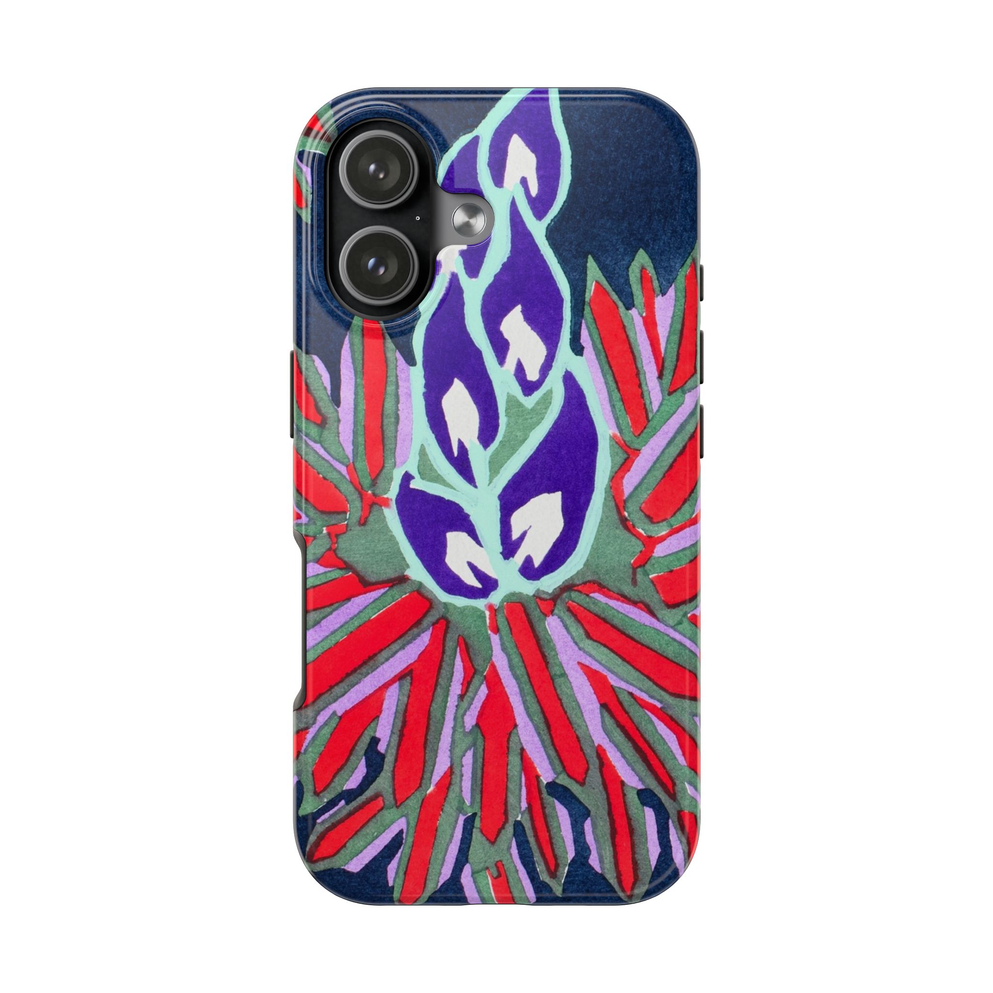 Red & Pink Abstract Phone Case - Image 97