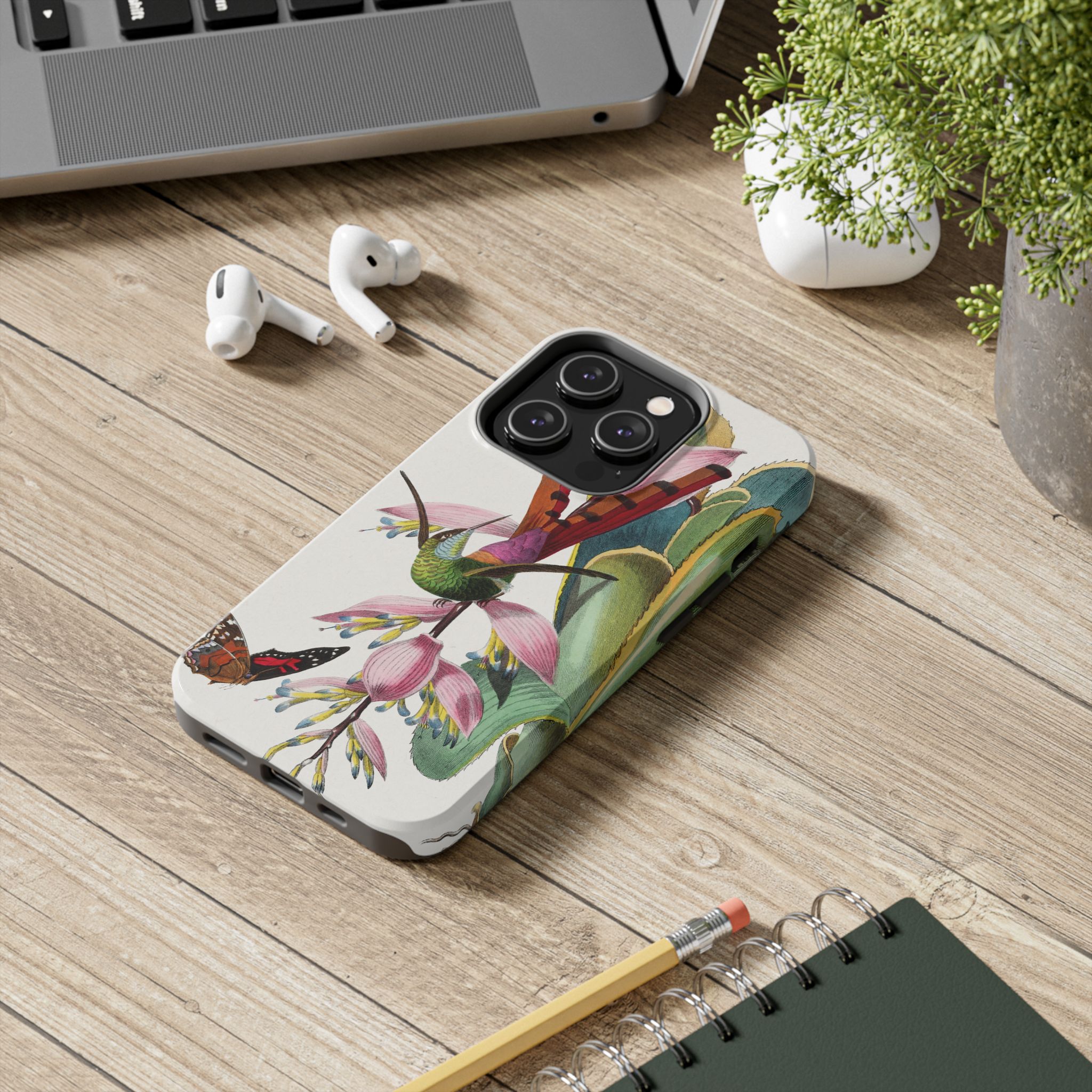 Hummingbird and Butterfly Phone Case - Image 48