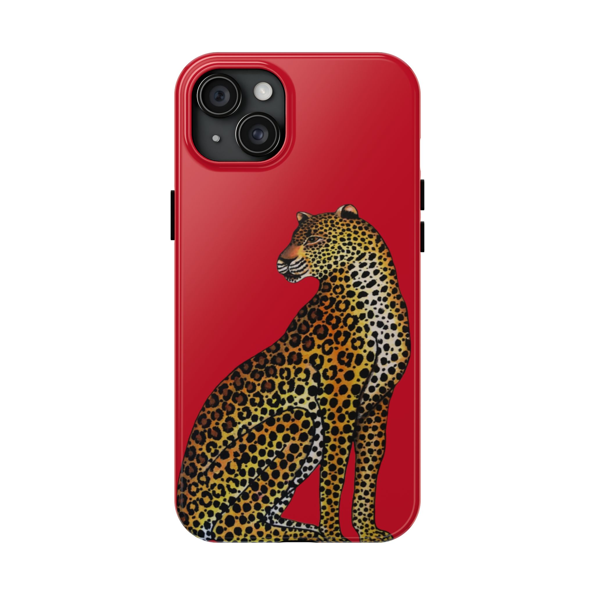 Leopard Phone Case - Red - Image 61