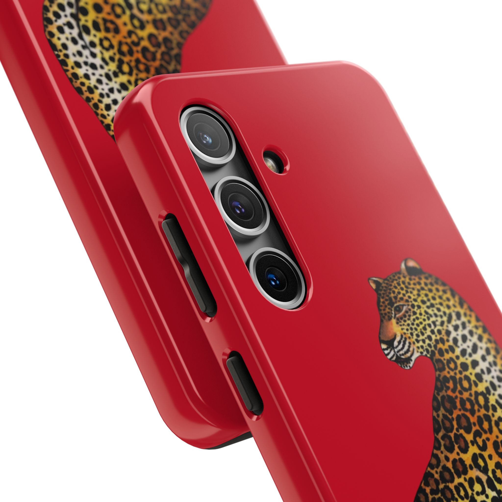 Leopard Phone Case - Red - Image 82