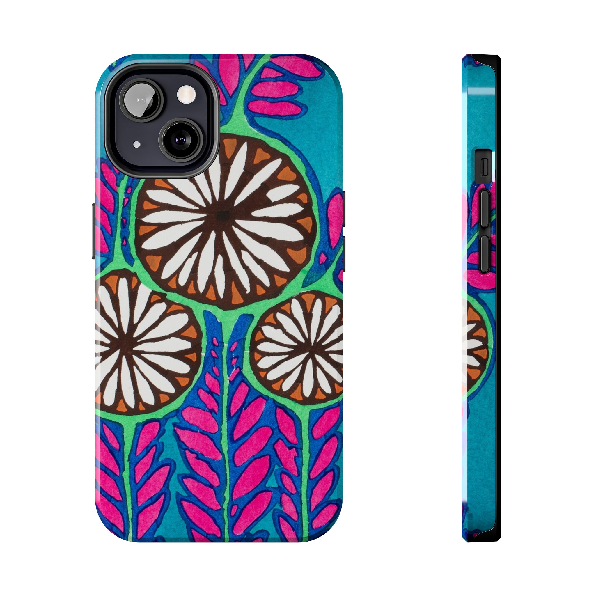 3 Abstract Flowers Phone Case - Image 29