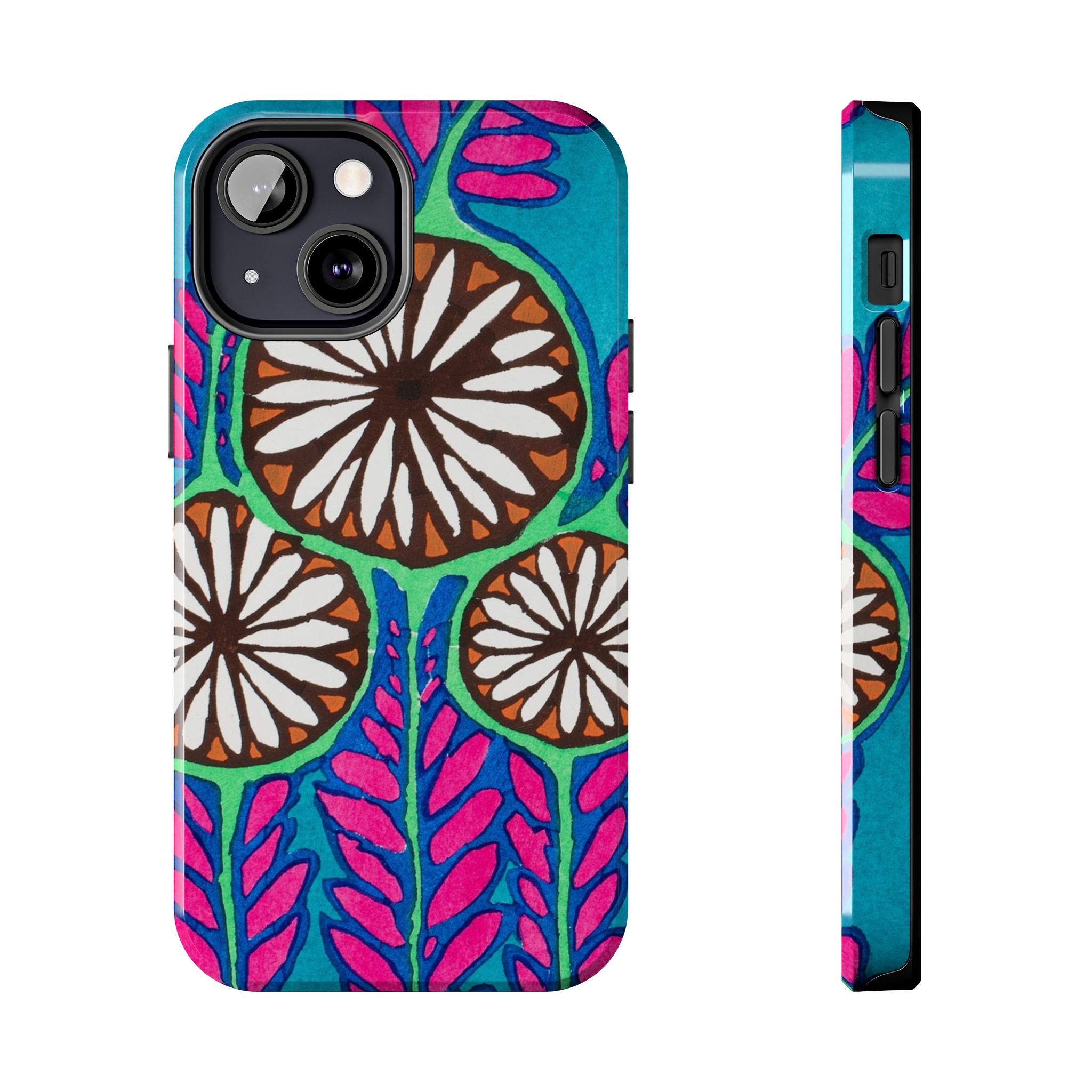 3 Abstract Flowers Phone Case - Image 33